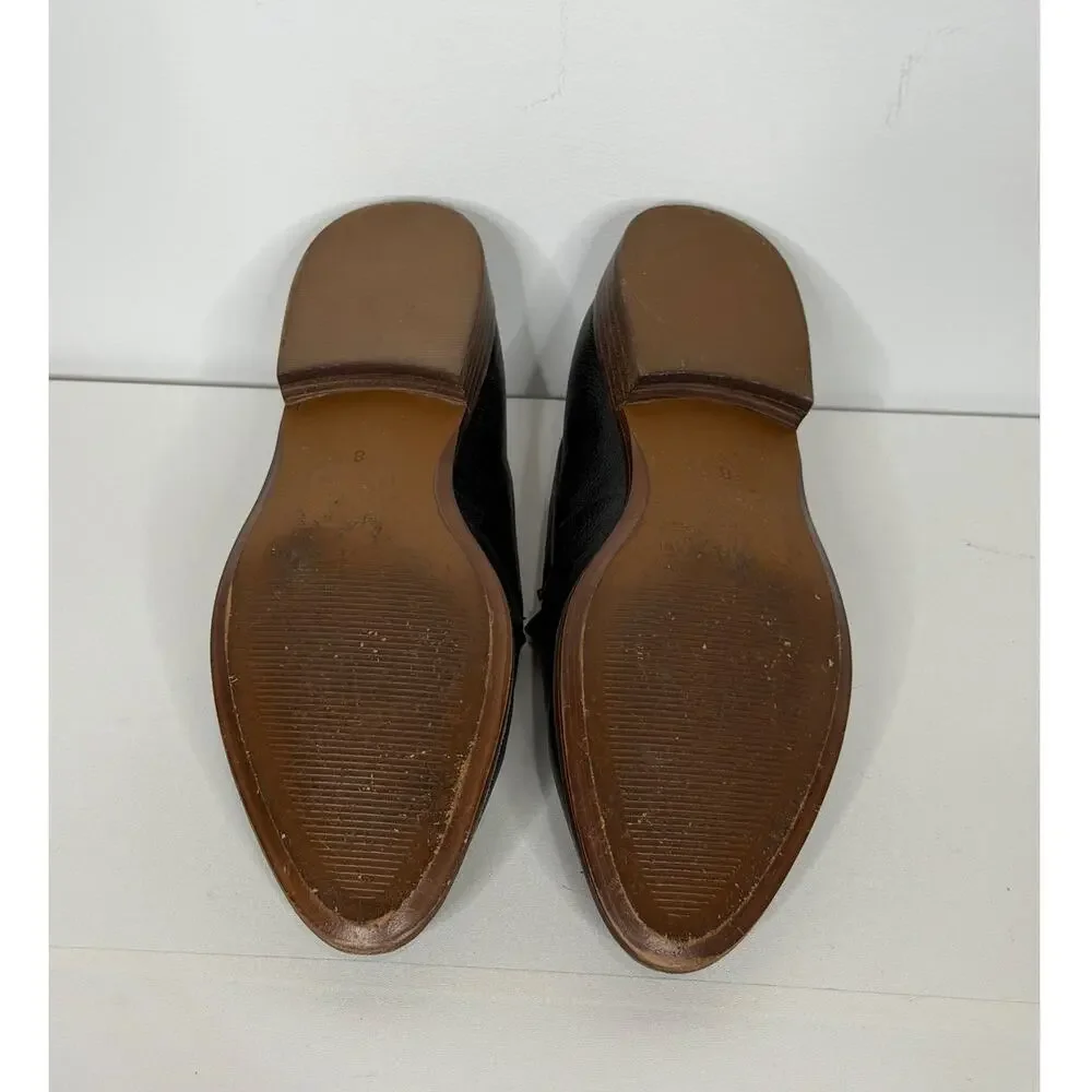 MadeWell The Frances Leather Loafer Black,Brown Pointed Toe / Size-8